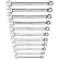 Williams® 11 Piece 3/8" to 1" 6 Point SuperCombo® Combination Wrench Set, Yellow