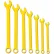 Williams® 7 Piece '3/8mm to 3/4mm 12-Point SuperCombo® Combination Wrench Set, Yellow