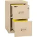 Fireking Fireproof 2 Drawer Vertical File Cabinet Legal-Letter 17-3/4"Wx22-1/8"Dx27-3/4"H Black