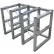 Cylinder Tube Rack, 3 Wide x 2 Deep, 44"W x 26"D x 30"H,6 Cylinder Cap.