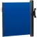 ZonePro® Plus Elastomer Mounted Barrier, Push-Through Latch, Blank Blue