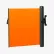 ZonePro® Plus Elastomer Mounted Barrier, Industrial Hook, Blank Orange