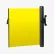 ZonePro® Plus Elastomer Mounted Barrier, Industrial Hook, Blank Yellow