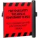 ZonePro® Plus Elastomer Mounted Barrier, Industrial Hook, PrePrinted Red