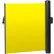 ZonePro® Plus, Universal Mounted Barrier, Industrial Hook, Blank Yellow