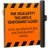 ZonePro® Plus Universal Mounted Barrier, Flush Mount Latch, PrePrinted Orange