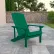 Flash Furniture Charlestown All-Weather Adirondack Chair - Green Faux Wood