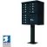 Vital Cluster Box Unit, 12 Mailboxes, 1 Parcel Locker, Black