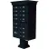 Vital Cluster Box Unit w/Vogue Classic Accessories, 13 Unit & 1 Parcel Locker, Black