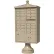 Vital Cluster Box Unit w/Vogue Traditional Accessories, 16 Unit & 2 Parcel Lockers, Sandstone