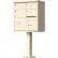 Vital Cluster Box Unit, 4 Mailboxes & 2 Parcel Lockers, Sandstone