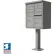 Vital Cluster Box Unit, 8 Mailboxes, 2 Parcel Lockers, Postal Grey