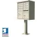 Vital Cluster Box Unit, 8 Mailboxes, 2 Parcel Lockers, Sandstone