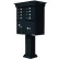 Vital Cluster Box Unit w/Vogue Classic Accessories, 8 Unit & 2 Parcel Lockers, Black