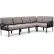 Nardi Komodo 5 Modular Sofa with Grigio Sunbrella® Cushions, Antracite
