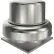 Fantech 10" Roof Ventilator Belt Drive Downblast 5BDD10BB-A, 1/4 HP, 115/230V, 1 PH, 1197 CFM, ODP