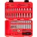 Tekton 1/4" Drive Shallow & Deep 12 Point Socket & Ratchet Set with Case, 56 Piece