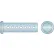 3/8" x 3" Universal Clevis Pin - Low Carbon Steel - Zinc Clear - Pkg Qty 25