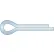 3/16" x 2-1/4" Cotter Pin - Carbon Steel - Zinc Clear - ASME 18.8.1 - Made In USA - Pkg Qty 100