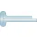 1/4" x 1-1/4" T-Head Cotter Pin - Carbon Steel - Zinc Clear - Made In USA - Pkg Qty 25