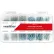 Hair Pin Assortment Carbon Steel Zinc Clear 276 Piece