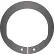 16mm Inverted External Snap Ring - Standard Duty - Stamped - Spring Steel - USA - Pkg Qty 100