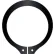 1-1/4" External Snap Ring - Standard Duty - Stamped - Spring Steel - USA - Pkg Qty 50