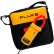 Fluke i410-KIT AC/DC Current Clamp & Carry Case Kit, 400A AC/DC rms, Zippered Vinyl Carry Case