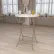 Flash Furniture, 32" Round Bar Height Folding Table, Plastic, White