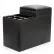 TSI Full Size Floor Mounted Van Console - Model 10181 in Vinyl Black