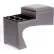 TSI Center Console Bench Seat Mounted-Chevy GMC - Model 10215 in Vinyl Grey