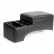 TSI Jumbo Contractor Bench Seat Center Console Floor Shift Compatible - Model 33411 in Black
