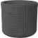Concretti™ Planters Indoor/Outdoor Round Planter, 18-1/2" Dia. x 16-7/8"H, Licorice