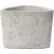 Concretti™ Hawthorne Indoor/Outdoor Triangular Planter, 16"W x 15-3/4"D x 12"H, Platinum