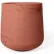 Concretti™ Yew Indoor/Outdoor Round Planter, 16-1/8" Dia. x 18-1/2"H, Terra Cotta