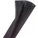 Techflex Durawrap 1050 Ballistic Nylon Wrap w/ Velcro Closure 1" Dia., 150', Black