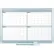 MasterVision Magnetic Steel Dry-Erase Four Month Planner, 24" X 36", Aluminum Frame