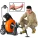 General Wire Ma x i-Rooter Drain Sewer Cleaning Machine with 100' x 3/4" Cable & 8 Pc. Cutter Set