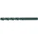 Chicago-Latrobe 120 1/4-E HSS General Purpose Steam Oxide 118 Point Taper Length Drill - Pkg Qty 12