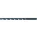 Chicago-Latrobe 120X 1/8 8In OAL HSS Heavy-Duty Steam Oxide 118 K-Notched Point Extra Long Drill