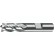 Cleveland HG-4C HSS 4-Flute Bright Square Single End Mill, 3/16" x 3/8" x 1/2" x 2-3/8"