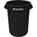 Global Industrial™ Plastic Round Trash Can, 55 Gallon, Black