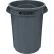 Global Industrial™ Plastic Round Trash Can, 55 Gallon, Gray
