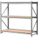 Global Industrial™ 3 Level, Extra HD Bulk Storage Rack, Wood Deck, Starter, 60"W x 18"D x 72"H