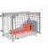 Nexel® Chrome Wall Mount Security Enclosure - 48"W x 24"D x 21"H