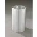 Glaro 18 Gallon Open Top Wastebasket, Satin Aluminum New Yorker Collection - 1523-SA