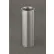 Glaro Steel Round Trash Can W/Funnel Lid, 6 Gallon, Satin Aluminum