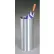 Cylinder Style Satin Aluminum Umbrella Stand for Full Size Umbrellas