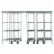 Nexel® Space-Trac, 5 Unit, Chrome High Density Shelving, 48"W x 24"D x 76"H, 14' Length