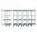 Nexel® Space-Trac, 7 Unit, Chrome High Density Shelving, 48"W x 18"D x 76"H, 14' Length